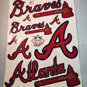 Atlanta Braves MLB - Vintage Window Clings 1996 Champion Series